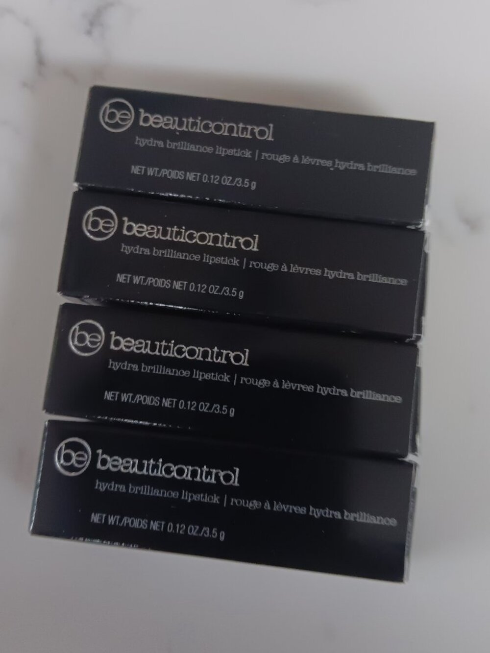 Beauticontrol Hydra Brilliance Lipstick, Crimson. Set of 4.
